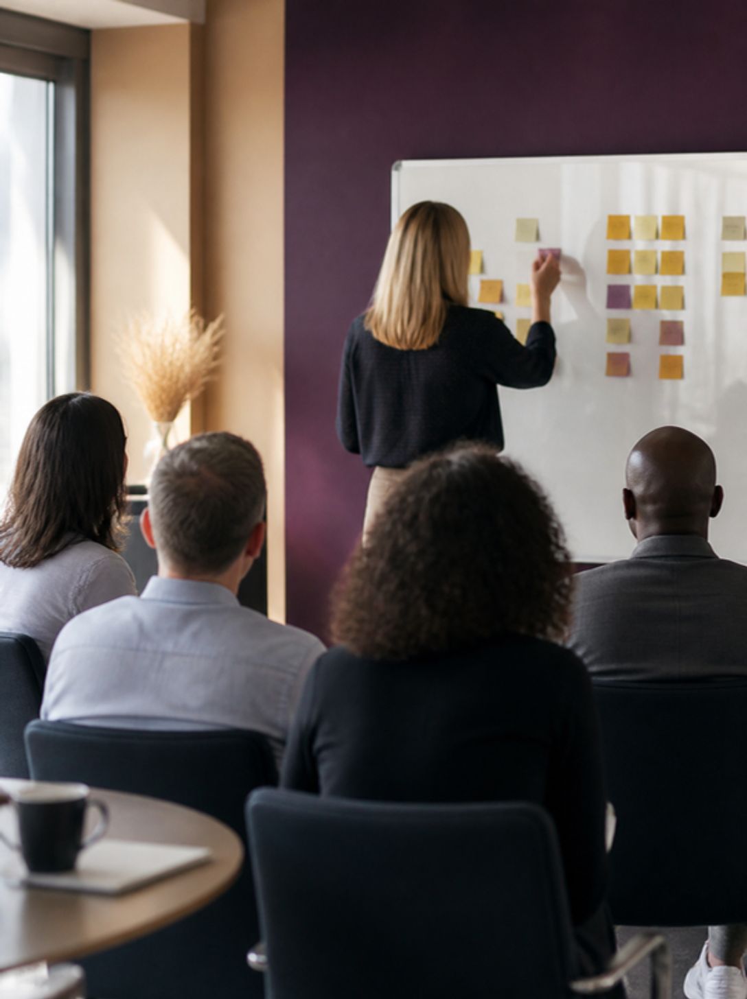 Temps d'échange professionnel en atelier